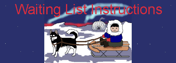 Waiting List Instructions